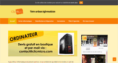 Desktop Screenshot of clicmicro.com
